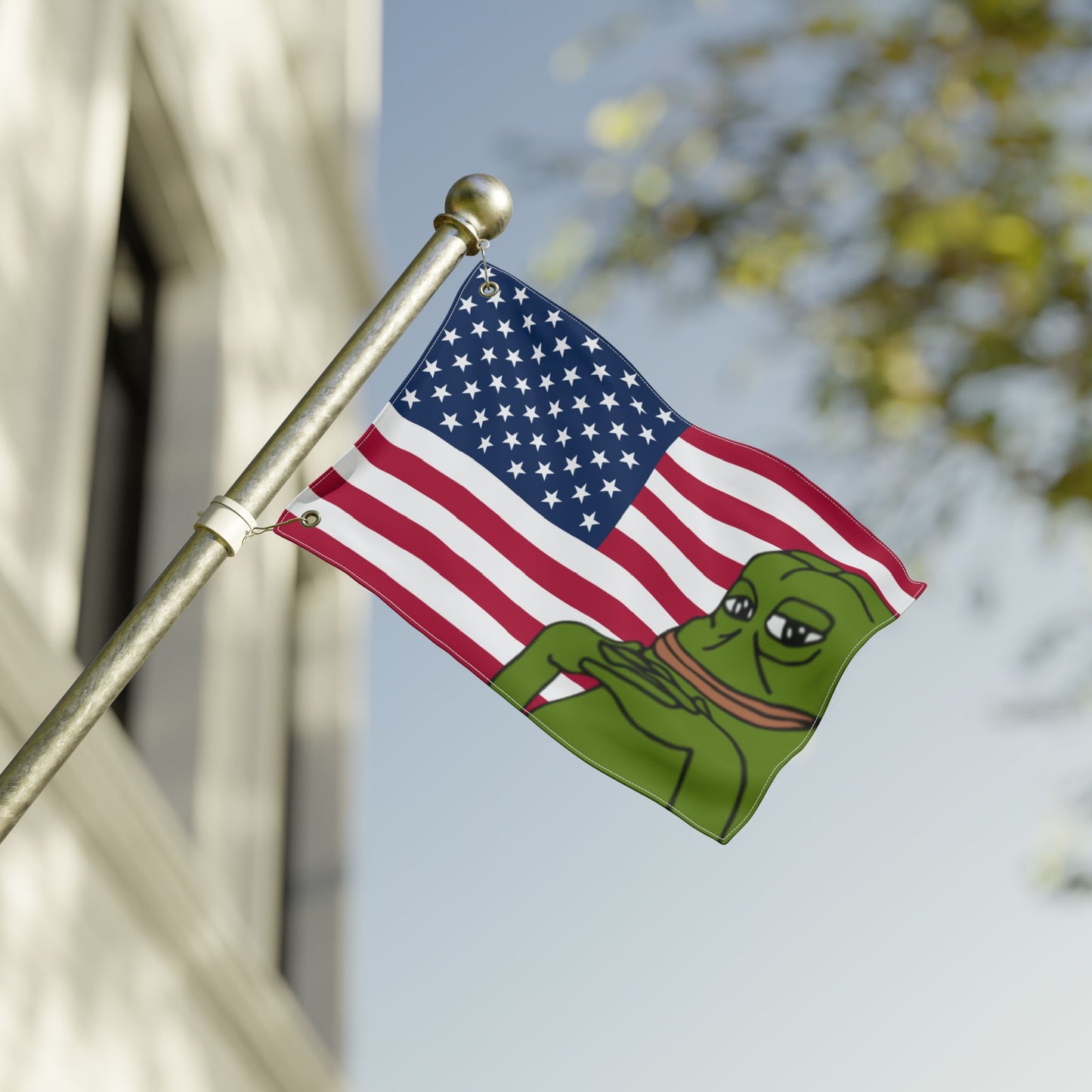 Groyper American Flag