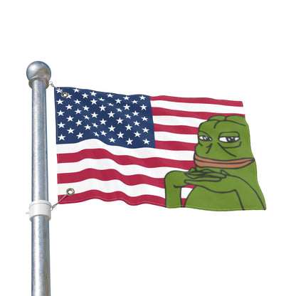 Groyper American Flag